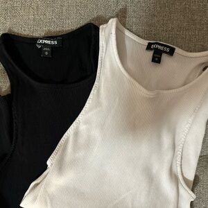 Express Ribbed Tank Tops